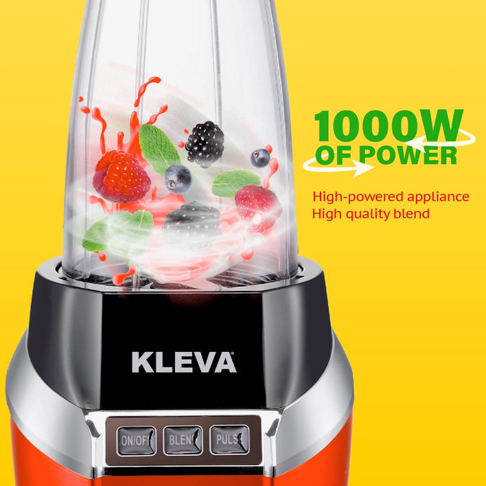 Health Hurricane Max™ Powerful 1000W Blender with Dual Cups