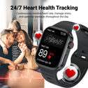 Health Smart Watch Everyday Fitness Tracker - Compatible with Android & iOS