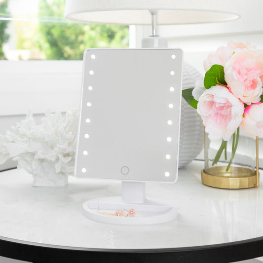 Full Frame Mirror With 16 Super Bright LED Touch Dimmable Lights