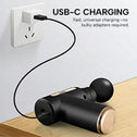 USB-C rechargeable mini massage gun charging with fast universal cable
