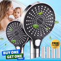 Kleva Triple Bliss Filtered Handheld 3-Mode Shower Head plus 3 Filters - Buy One Get One Free