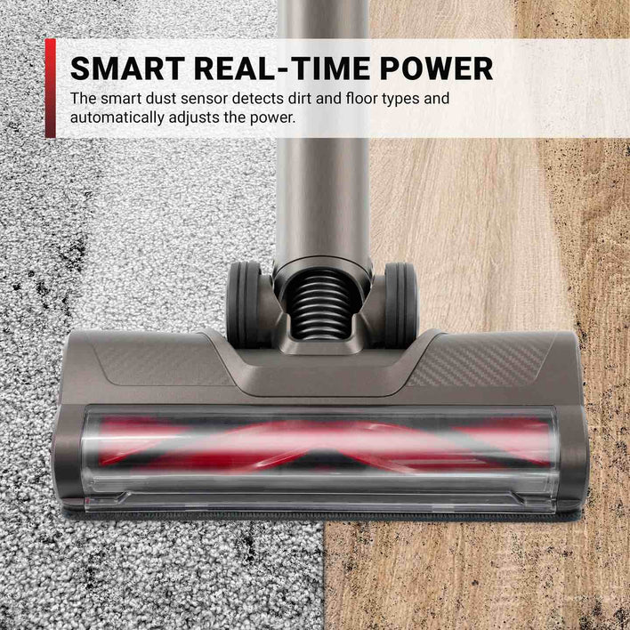 KRAPOF® Super Slim Power Vac Cordless Stick Vacuum + Extra FREE Second Battery + Extra Filter