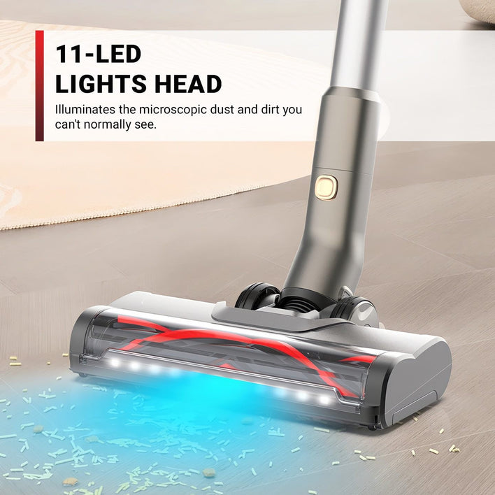 KRAPOF® Super Slim Power Vac Cordless Stick Vacuum + Extra FREE Second Battery + Extra Filter