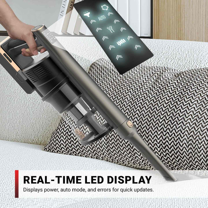 KRAPOF® Super Slim Power Vac Cordless Stick Vacuum + Extra FREE Second Battery + Extra Filter