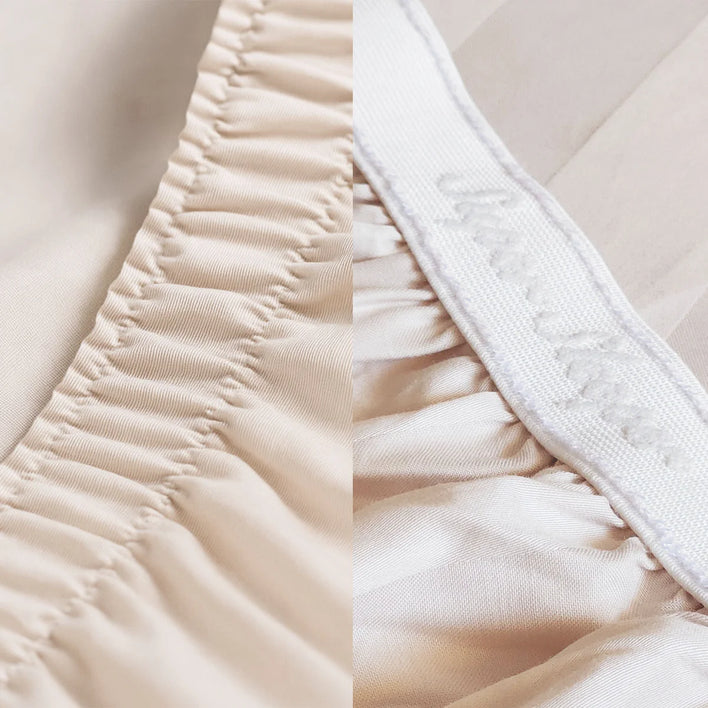 Buy 1 Get 1 FREE: Royal Deluxe Imperial Dream Sheets™ Cotton Sateen 1200TC 4pc Bedding Set + Free Organiser Bands