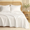 Buy 1 Get 1 FREE: Royal Deluxe Imperial Dream Sheets™ Cotton Sateen 1200TC 4pc Bedding Set + Free Organiser Bands