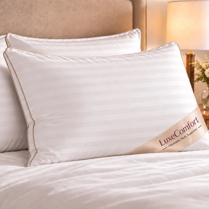 LuxeComfort™ Adjustable Plush & Supportive Pillow