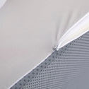 the removable cover zip of the ergonomic back support pillow