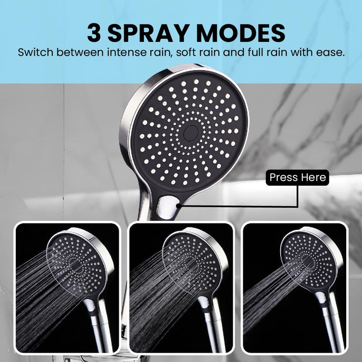 Kleva Triple Bliss Filtered Handheld 3-Mode Shower Head plus 3 Filters - Buy One Get One Free