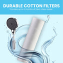 Kleva Triple Bliss Filtered Handheld 3-Mode Shower Head plus 3 Filters - Buy One Get One Free