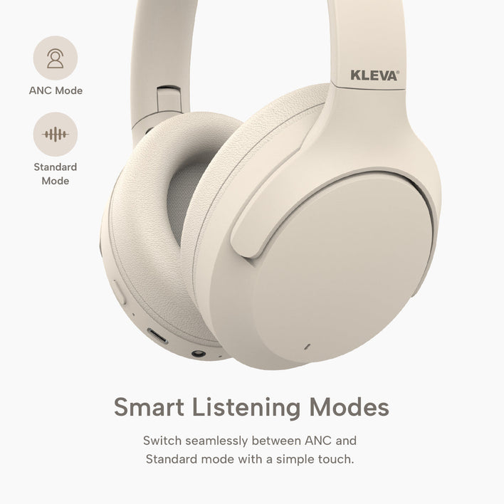 Kleva® AudioUltra Noise Cancelling Wireless Bluetooth Headphones