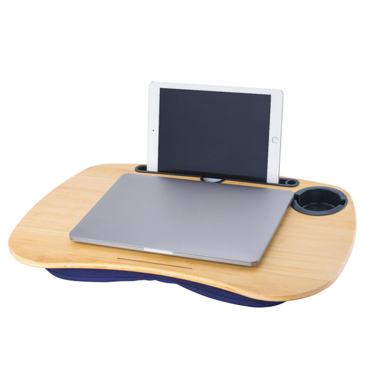 Bamboo Comfort Lap Table™ the portable lap desk for bed, students, and work