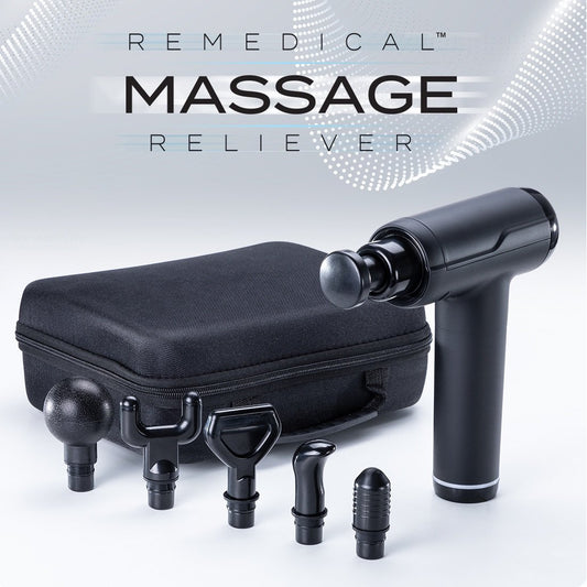 Remedical Massage Reliever™️ Deluxe Edition - 6 Massage Attachments + Case
