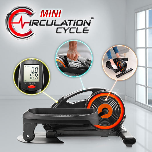Mini Circulation Cycle™️ Low-Impact Elliptical Exercise Trainer, Get Fit While You Sit!
