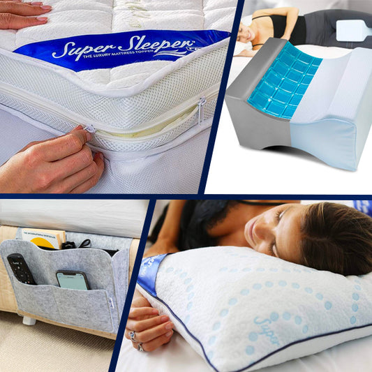 Super Sleeper Luxury Support 5pc Sleep Bundle